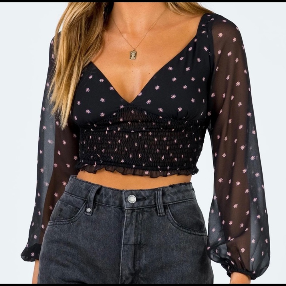 Princess Polly floral crop top